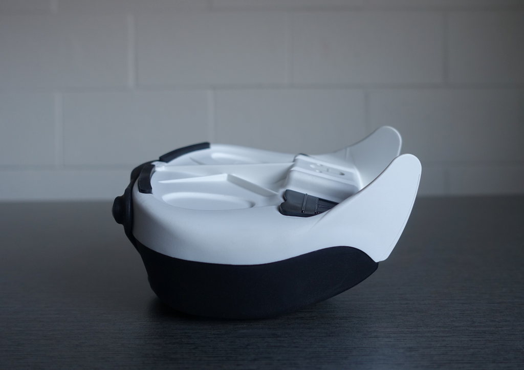 Aeroclam P1 Bike Seat Bag - Small White & Black. The tough, high tech, hard shell saddlebag.